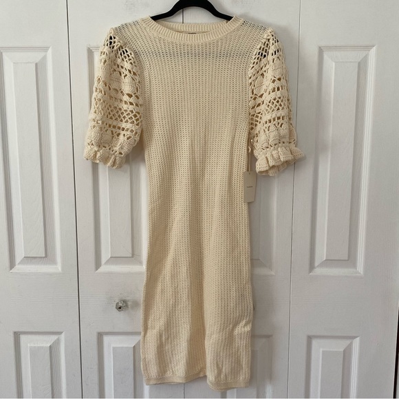 NWT TULAROSA Revolve Crochet Archer Mini Dress S - Picture 14 of 15